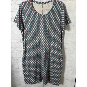 Duluth trading Co women’s dress T-shirt pockets super soft norm core knee length